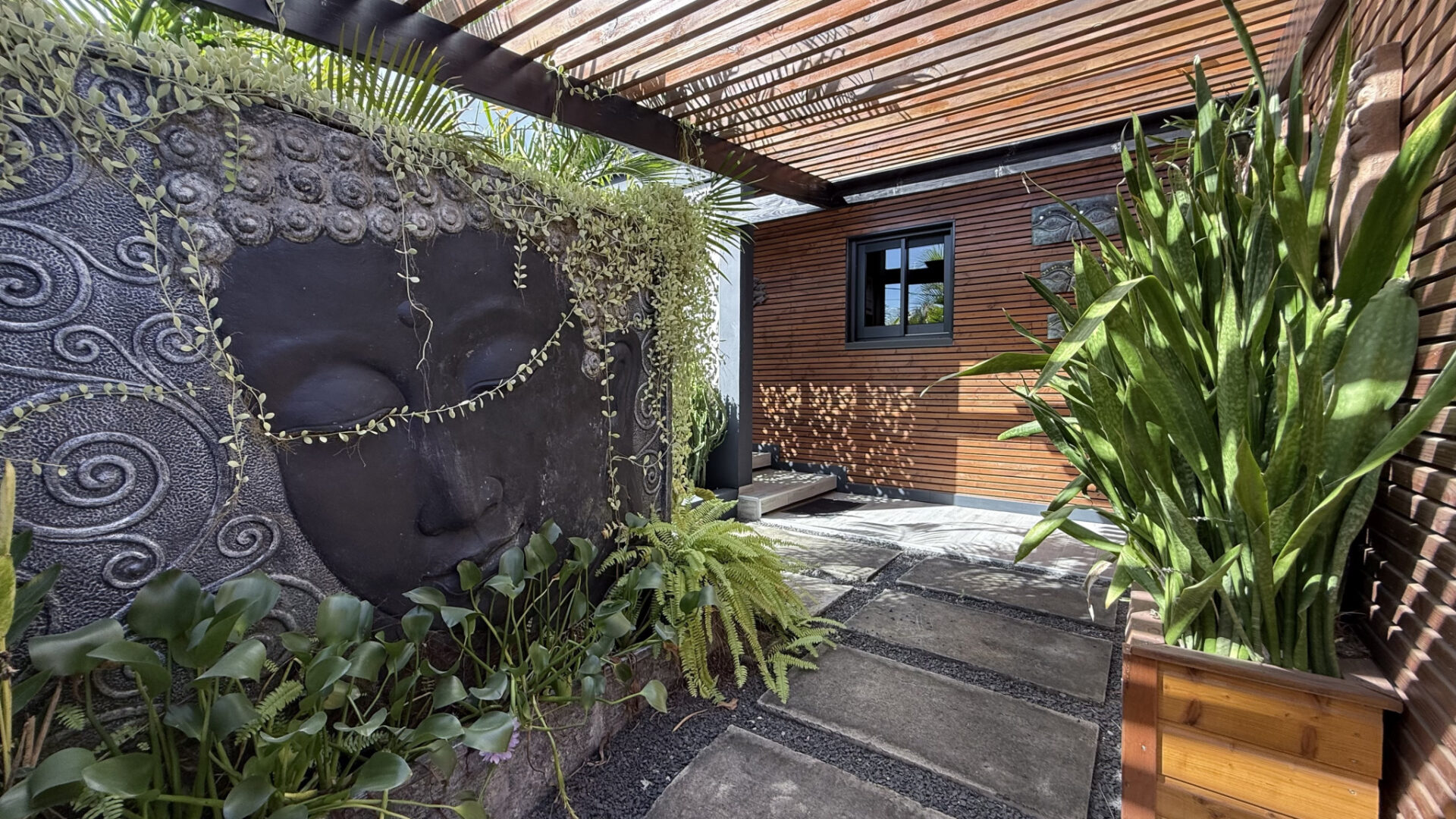 villa gosier jardin